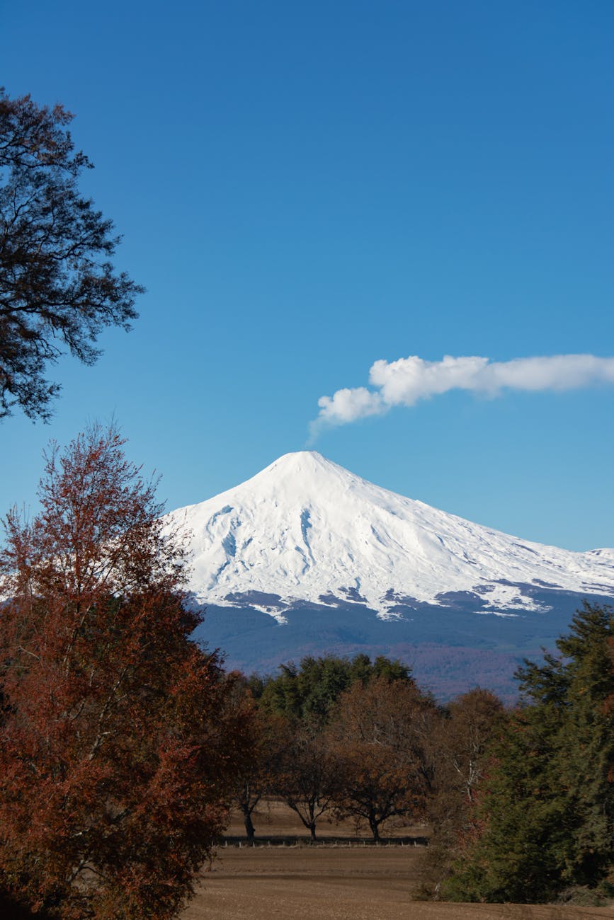 villarrica volcano in chile
